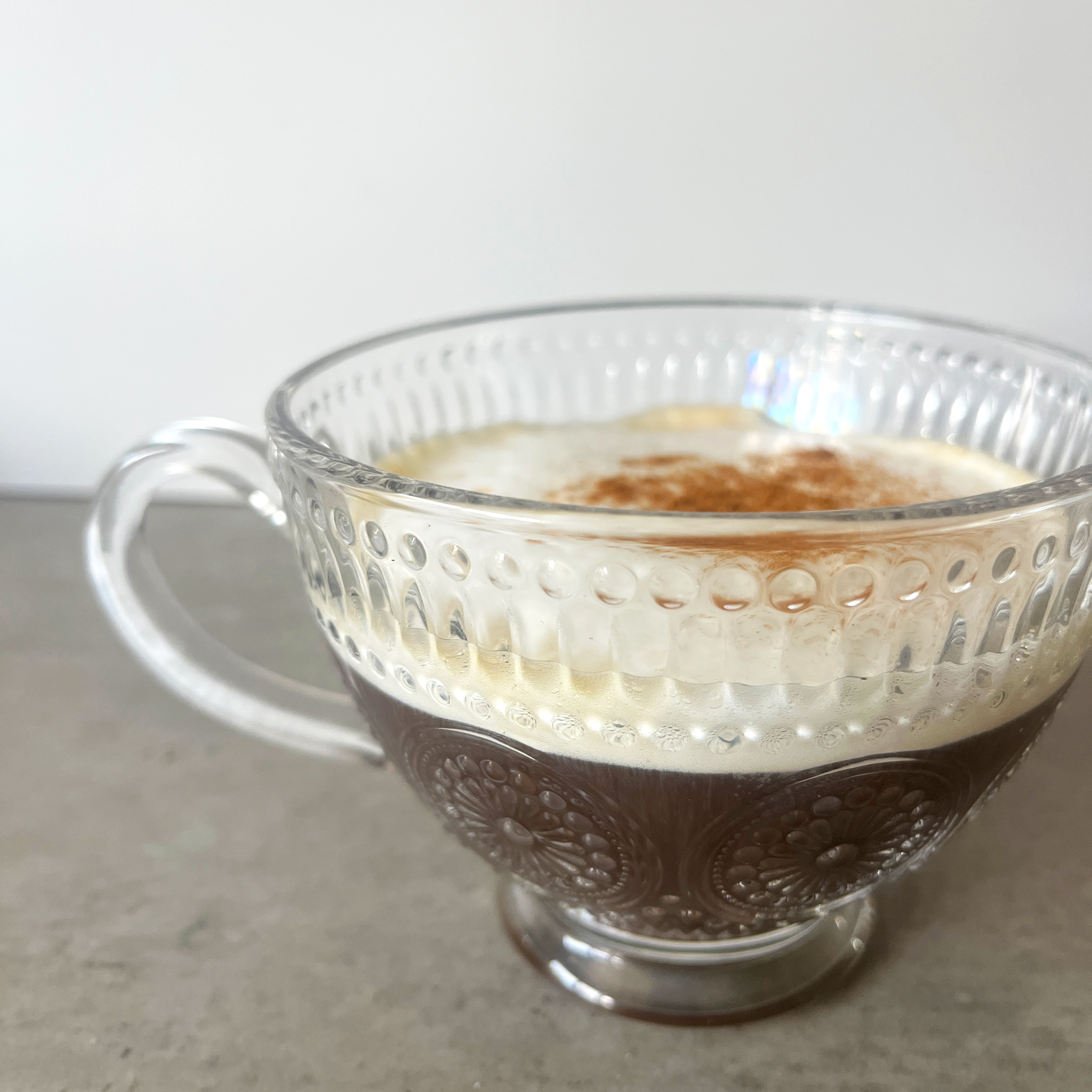Bedstemors kaffekopper i glas