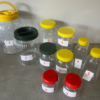 Typisk græske opbevaringsbøtter med gult låg i fødevaregodkendt plast