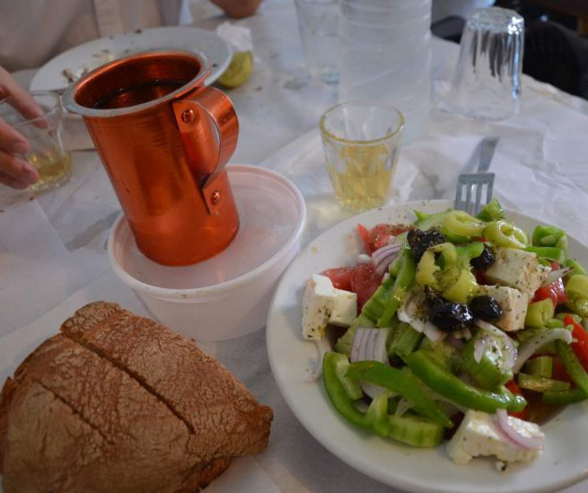 Vinkande på taverna